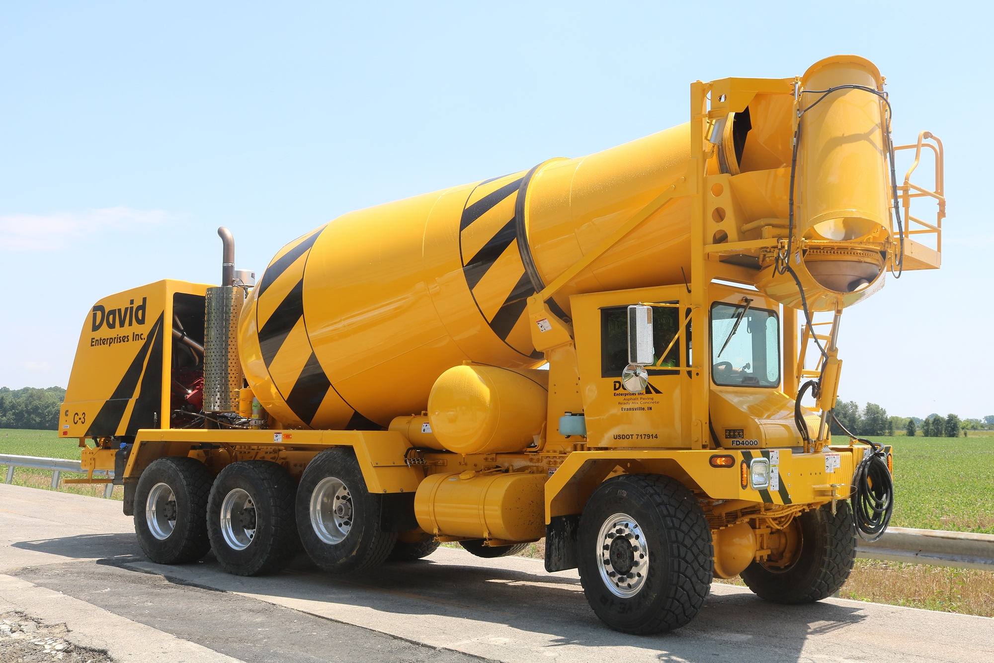Concrete construction site